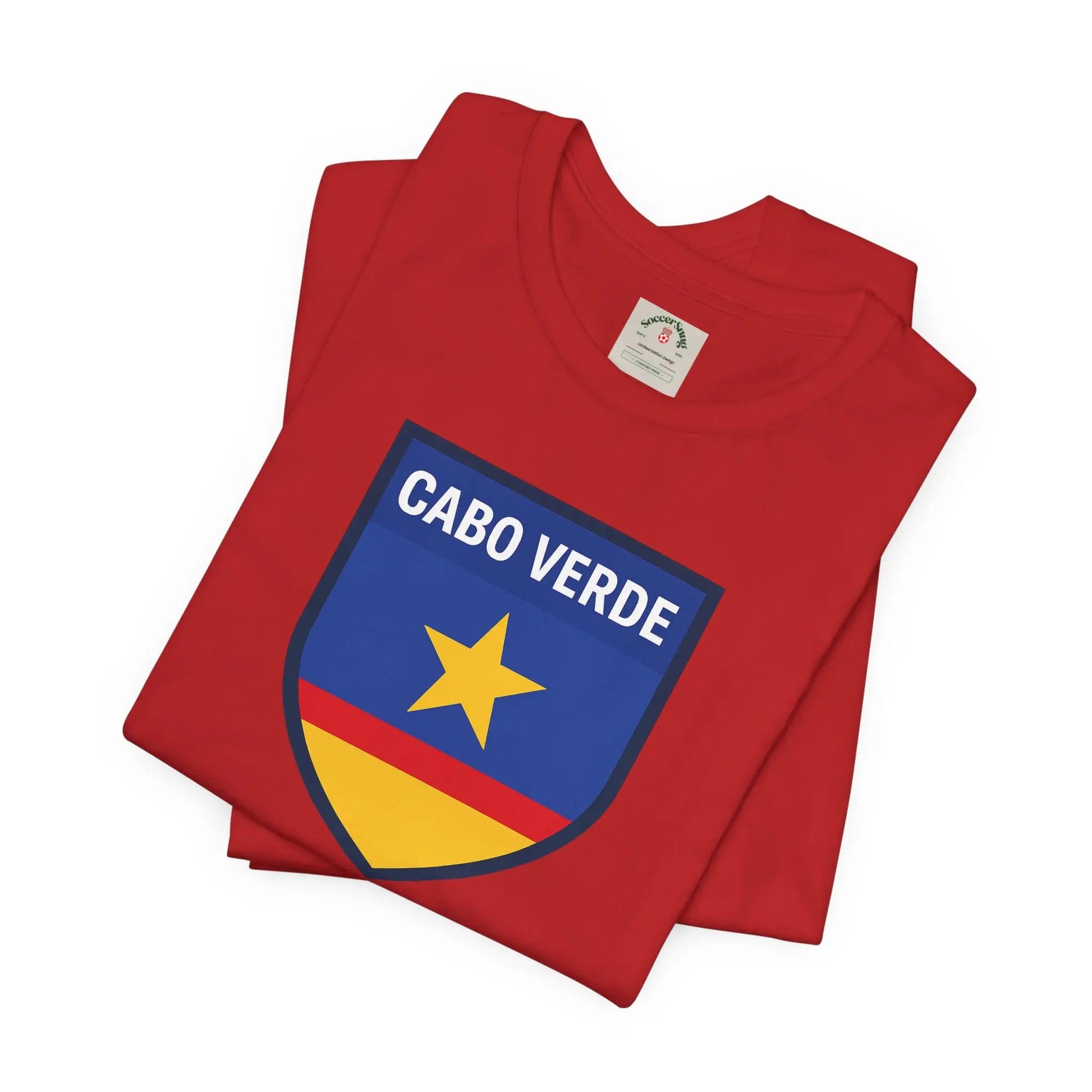 Cabo Verde Shield T‑Shirt — Cape Verde Pride Travel Tee by Printify