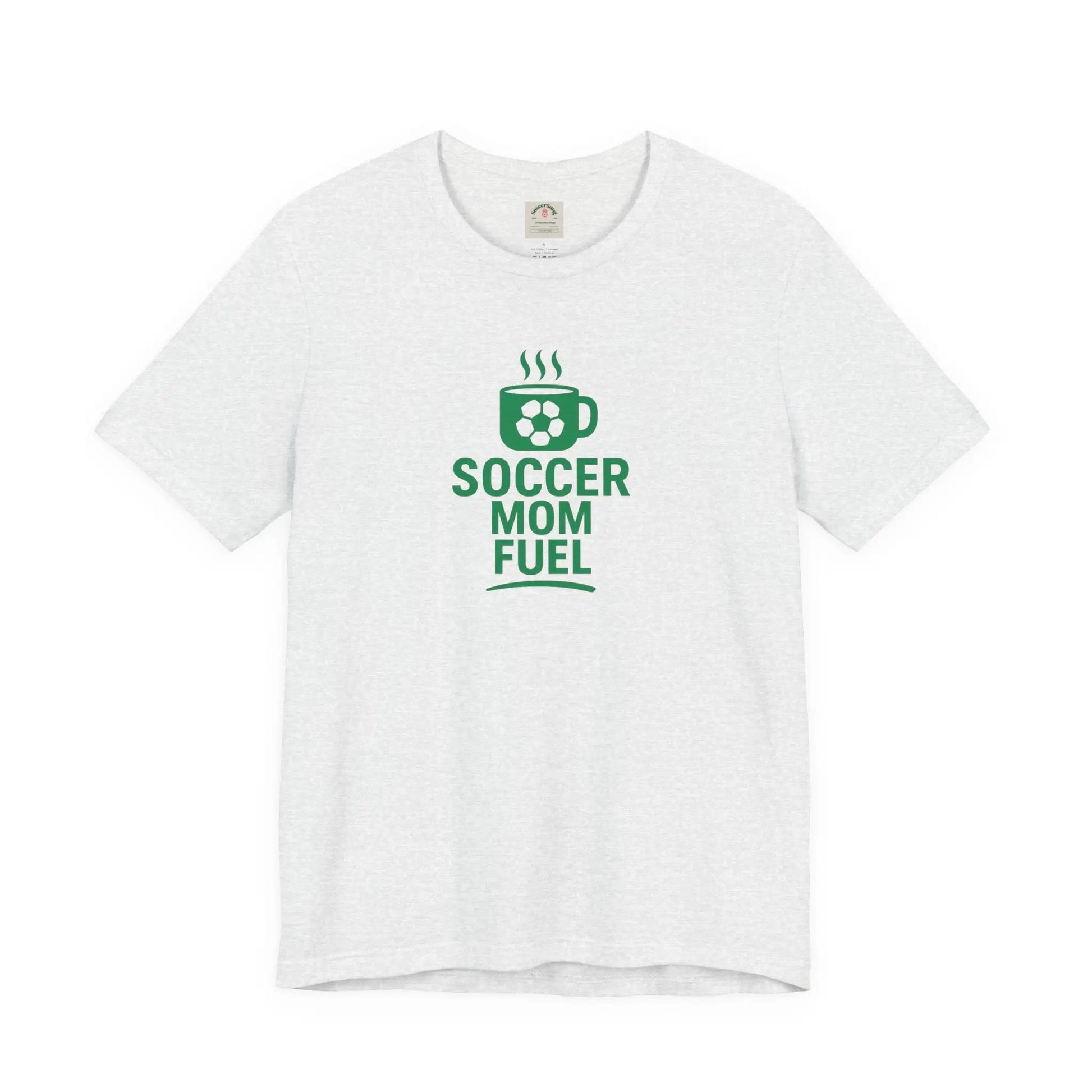 Soccer Mom Fuel T-Shirt — Coffee & Soccer Graphic Tee for Sports Moms by Printify
