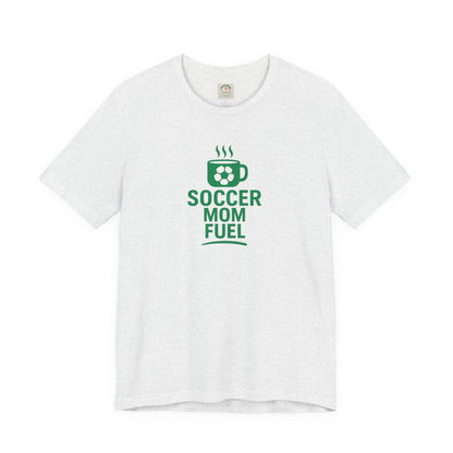 Soccer Mom Fuel T-Shirt — Coffee & Soccer Graphic Tee for Sports Moms by Printify