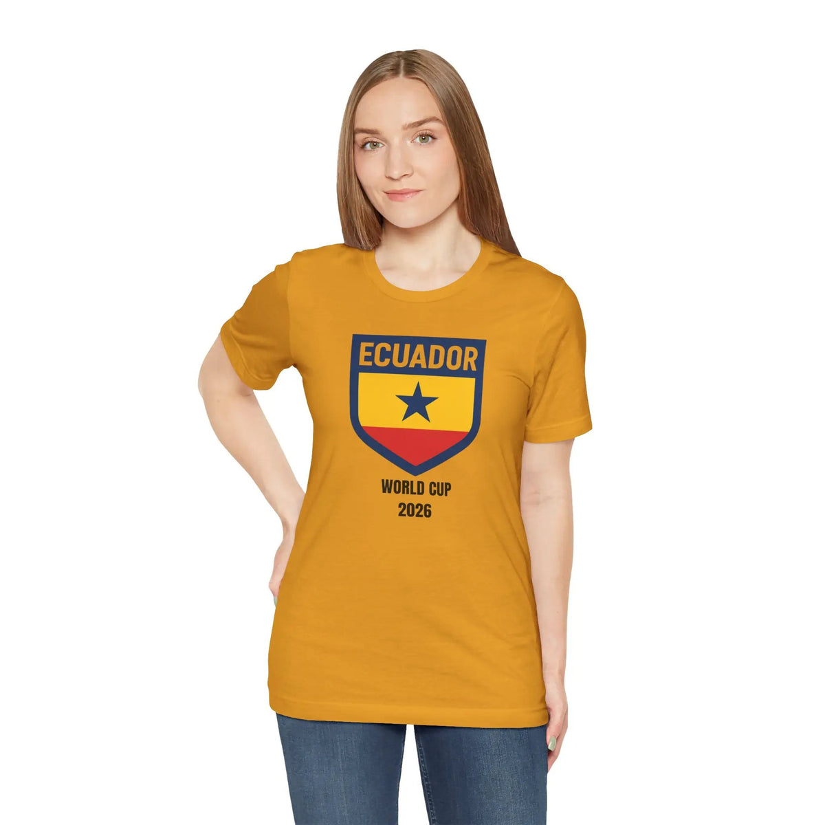 Ecuador World Cup 2026 Unisex Cotton Crew Tee by Printify