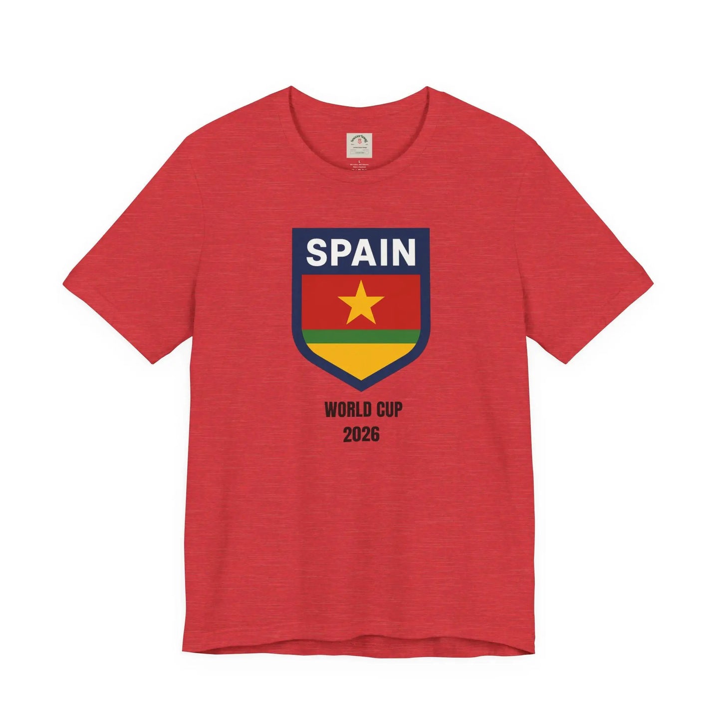Spain World Cup 2026 Unisex Cotton Crew Tee by Printify