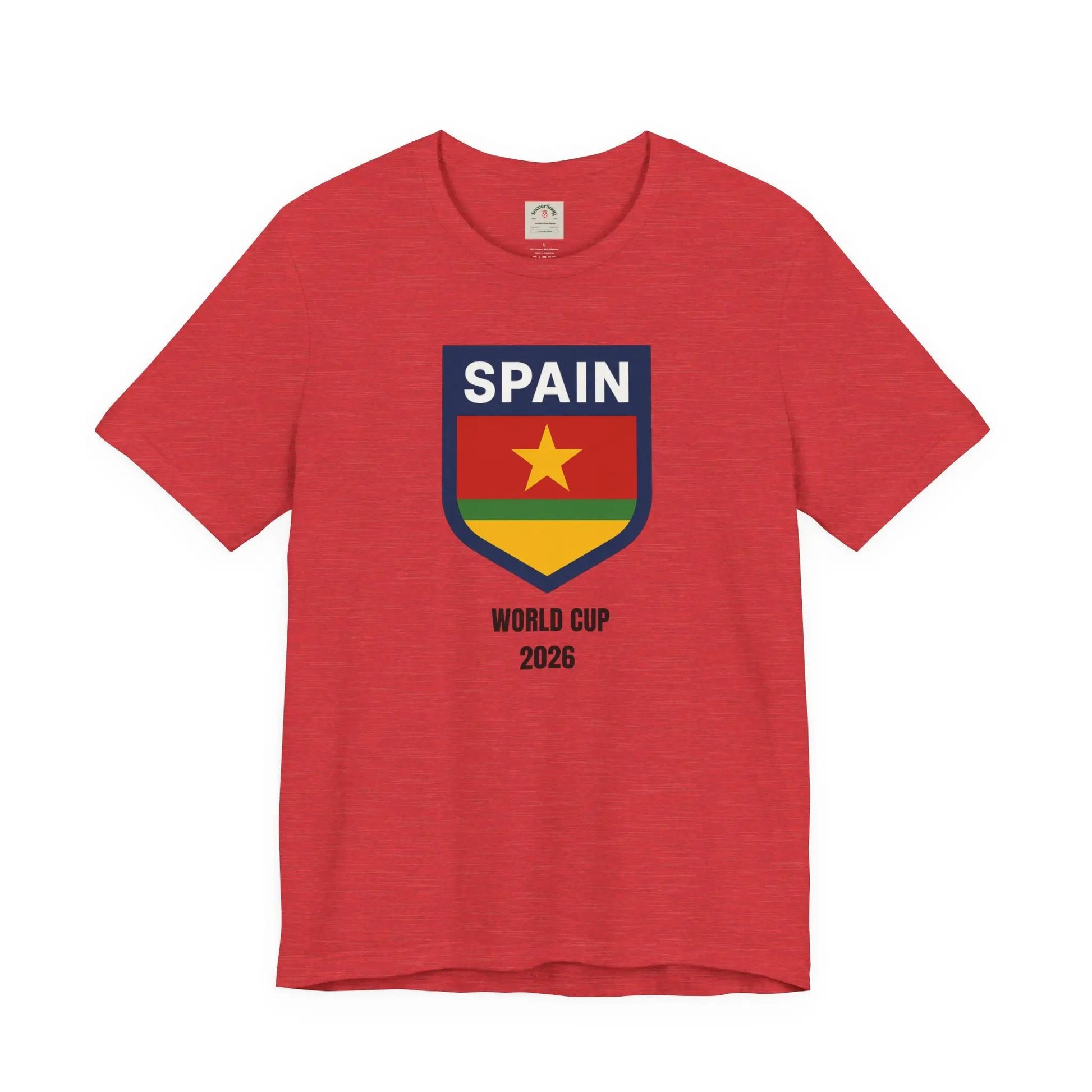 Spain World Cup 2026 Unisex Cotton Crew Tee by Printify