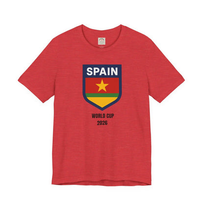 Spain World Cup 2026 Unisex Cotton Crew Tee by Printify
