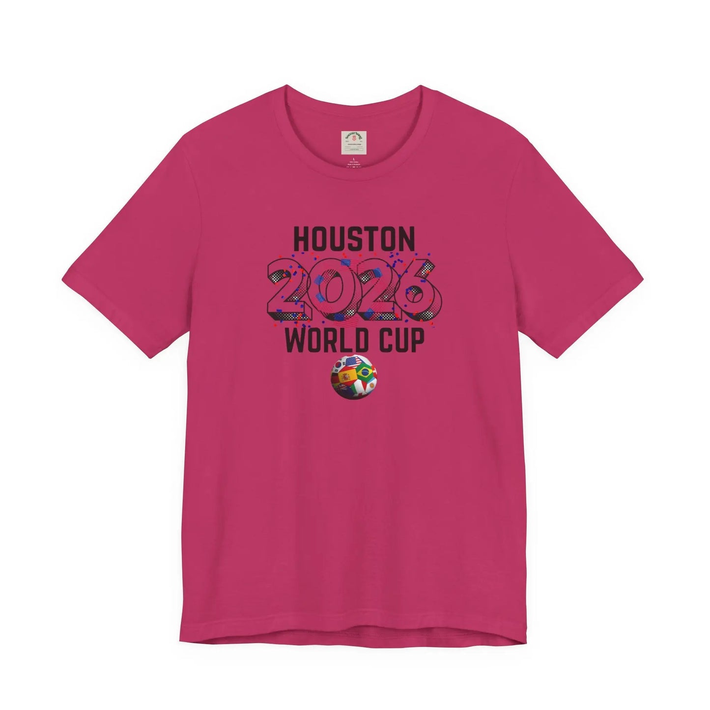 Houston World Cup 2026 Host Unisex Cotton Crew Tee by Printify