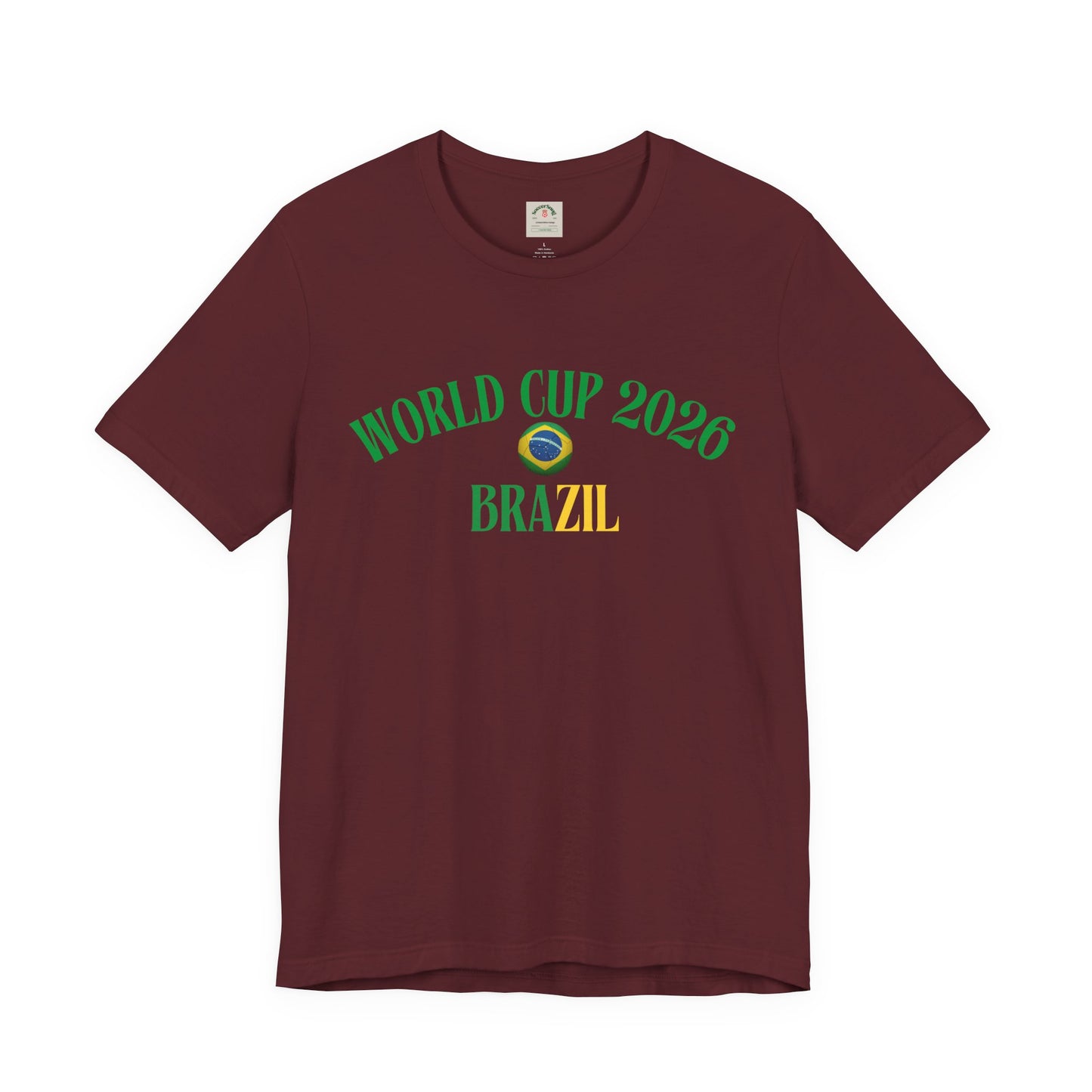 World Cup 2026 Brazil Tee – Brazil Soccer Fan T-Shirt