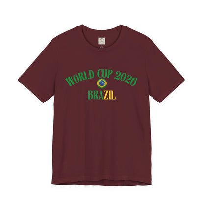 World Cup 2026 Brazil Tee – Brazil Soccer Fan T-Shirt
