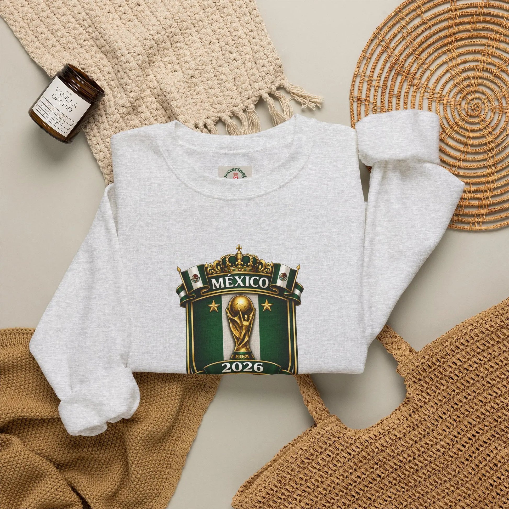 Mexico World Cup 2026 Crewneck Sweatshirt by Printify