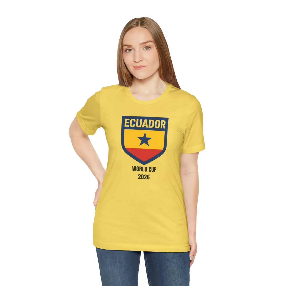 Ecuador World Cup 2026 Unisex Cotton Crew Tee by Printify