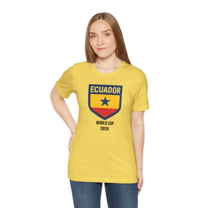 Ecuador World Cup 2026 Unisex Cotton Crew Tee by Printify