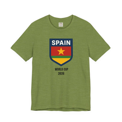 Spain World Cup 2026 Unisex Cotton Crew Tee by Printify