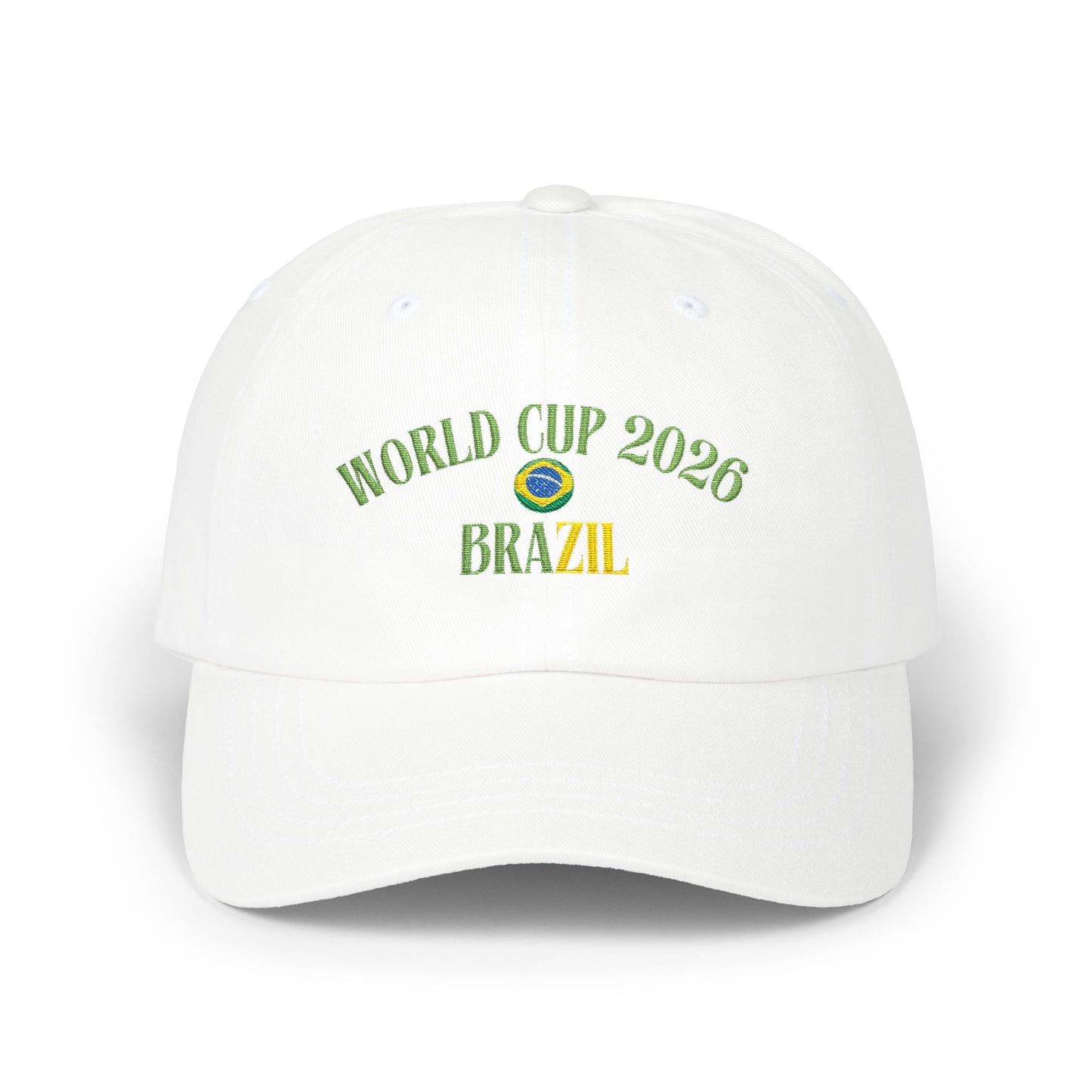 World Cup 2026 Brazil Dad Cap – Embroidered Soccer Fan Hat