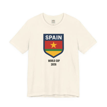 Spain World Cup 2026 Unisex Cotton Crew Tee by Printify
