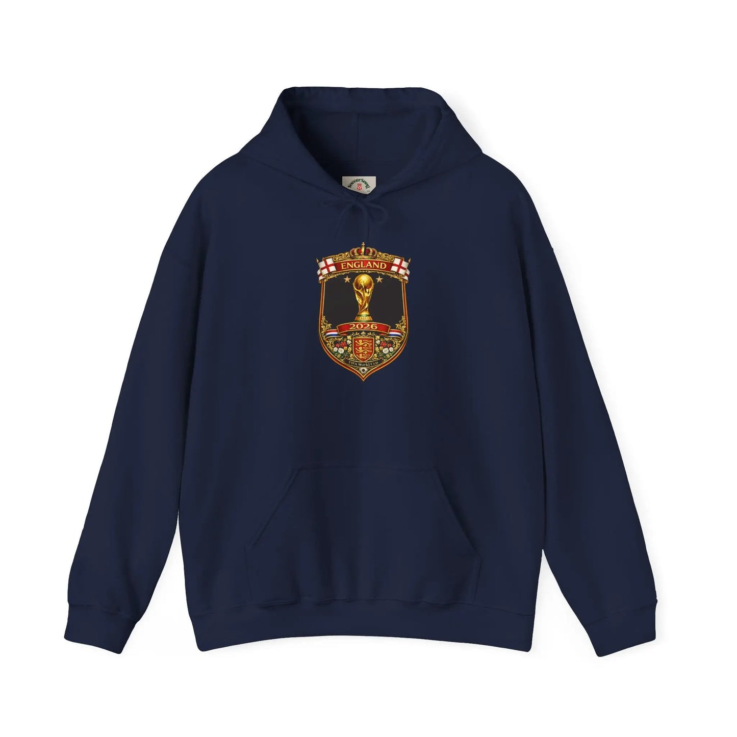 England World Cup Hooded Sweatshirt by Printify