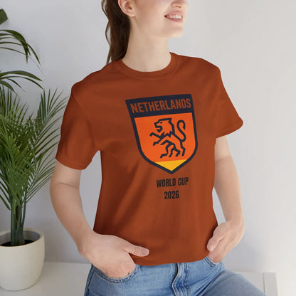 Netherlands World Cup 2026 Unisex Cotton Crew Tee by Printify