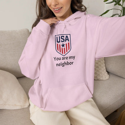 Gildan Heavy Blend Hoodie Unisex With Front Pocket Drawcord by Printify