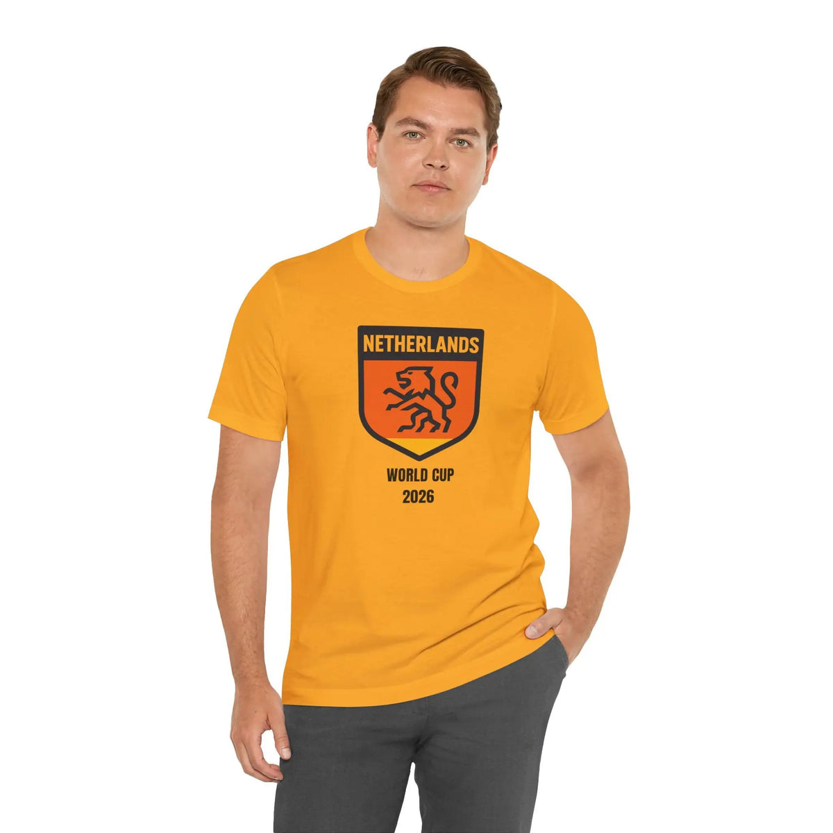 Netherlands World Cup 2026 Unisex Cotton Crew Tee by Printify