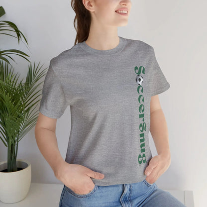 SoccerSnug Unisex Soccer Jersey Short Sleeve Tee by Printify