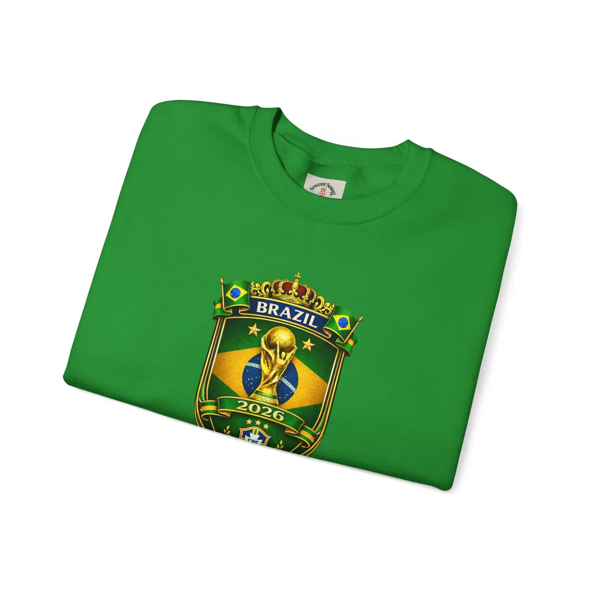 Brazil World Cup 2026 Crewneck Sweatshirt by Printify