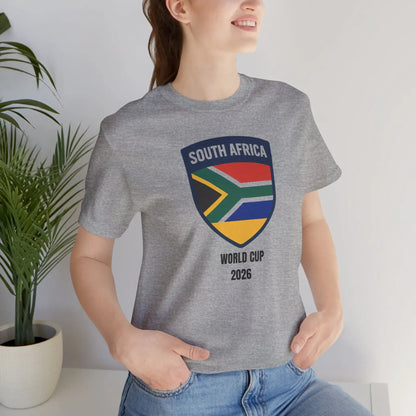 South Africa World Cup 2026 Unisex Cotton Crew Tee by Printify