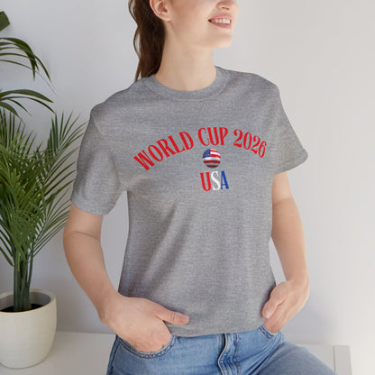 World Cup 2026 USA T-Shirt — Patriotic Soccer Tee
