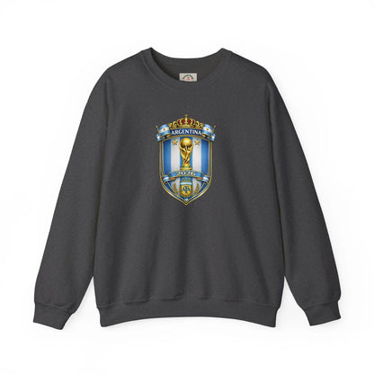 Argentina World Cup Crest Crewneck Sweatshirt by Printify