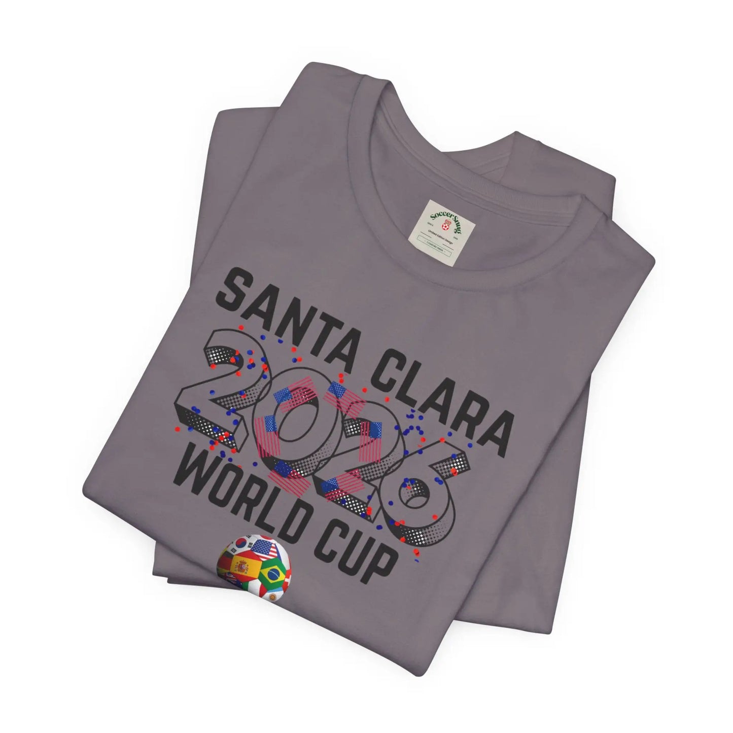 Santa Clare World Cup 2026 Unisex Cotton Crew Tee by Printify