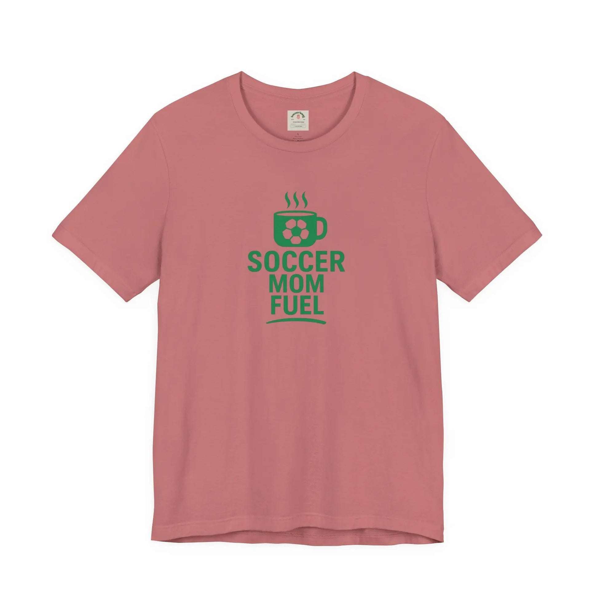 Soccer Mom Fuel T-Shirt — Coffee & Soccer Graphic Tee for Sports Moms by Printify