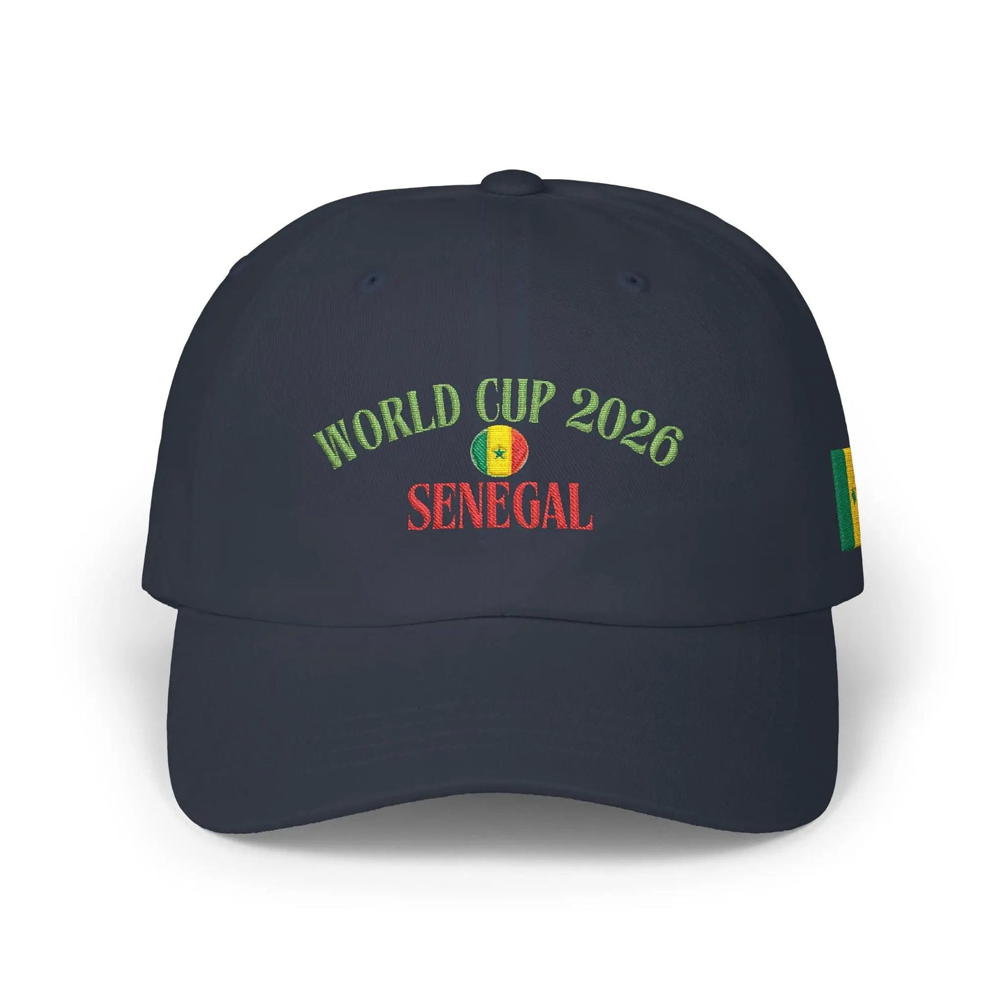 Senegal World Cup 2022 Dad Cap — Embroidered Football Fan Hat by Printify