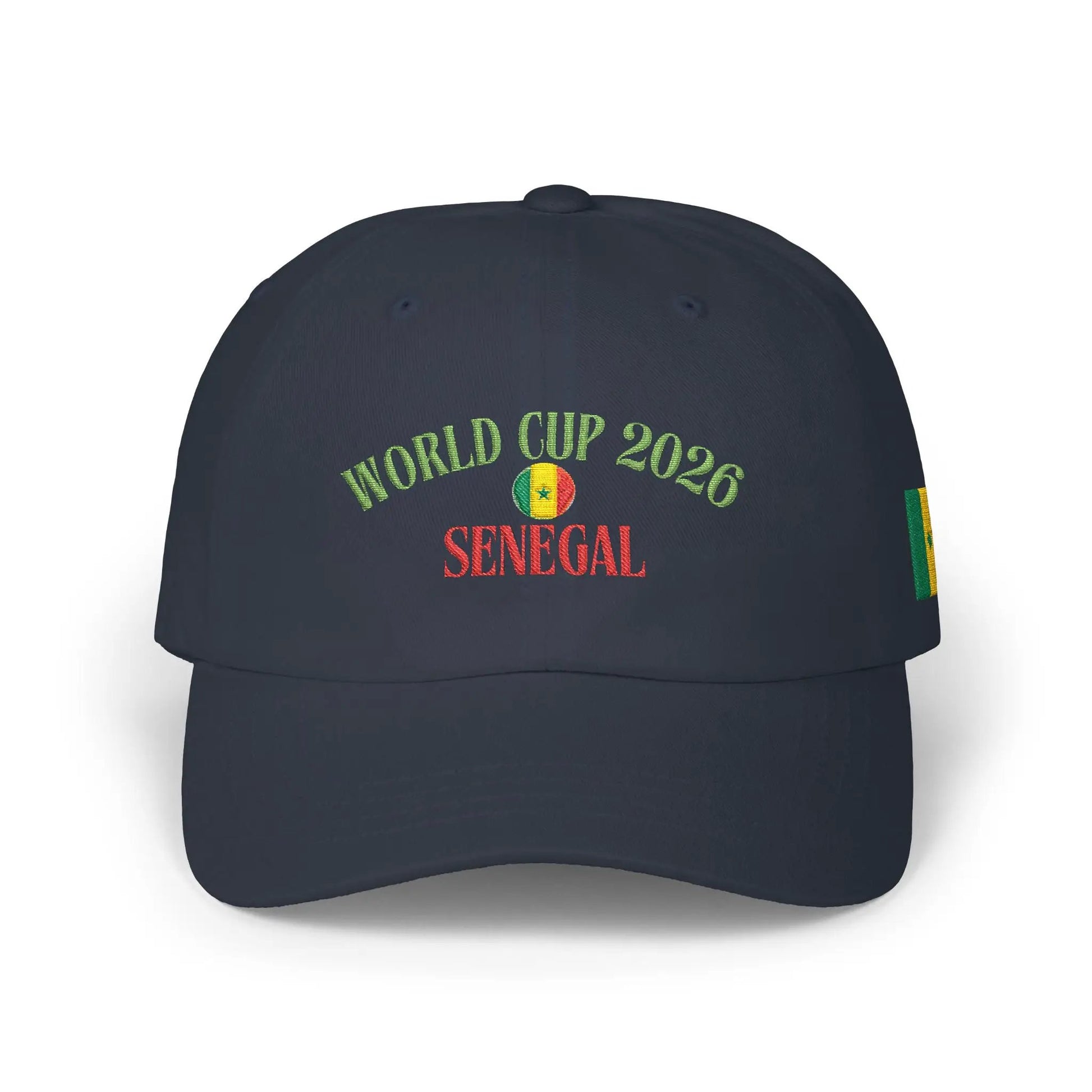 Senegal World Cup 2022 Dad Cap — Embroidered Football Fan Hat by Printify