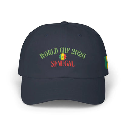 Senegal World Cup 2022 Dad Cap — Embroidered Football Fan Hat by Printify
