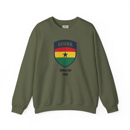 Ghana World Cup 2026 Unisex Heavy Blend™ Crewneck Sweatshirt by Printify