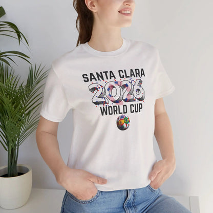 Santa Clare World Cup 2026 Unisex Cotton Crew Tee by Printify