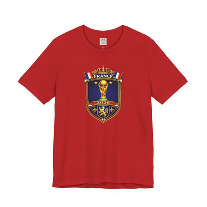 France World Cup 2026 Soccer Tee by Printify