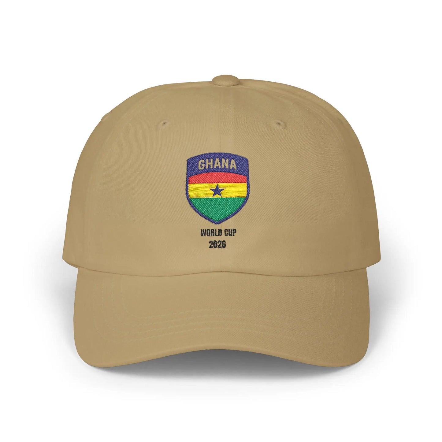 Ghana World Cup 2026 Classic Dad Cap Cotton Breathable Unstructured Fit by Printify