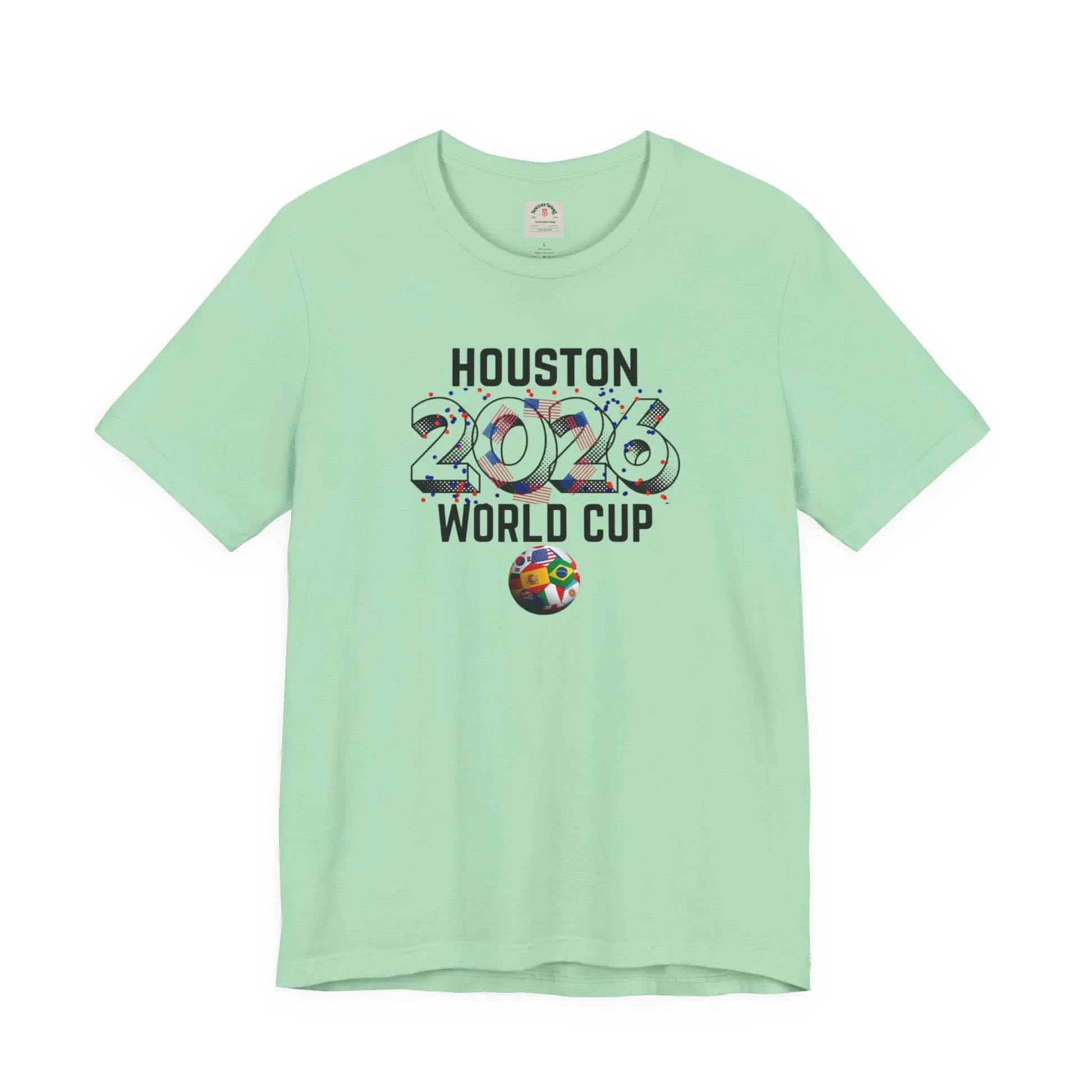 Houston World Cup 2026 Host Unisex Cotton Crew Tee by Printify
